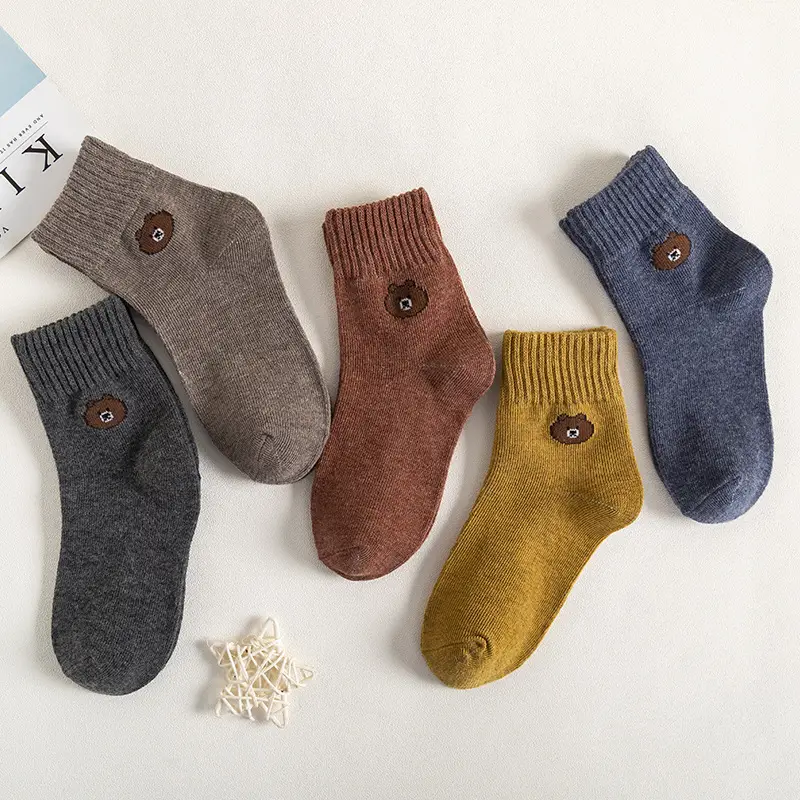 Children's Pure Cotton Socks Spring Autumn Winter Warm - Image 3