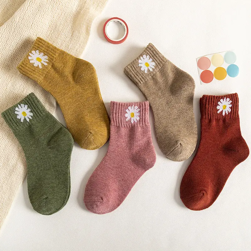 Children's Pure Cotton Socks Spring Autumn Winter Warm - Image 4