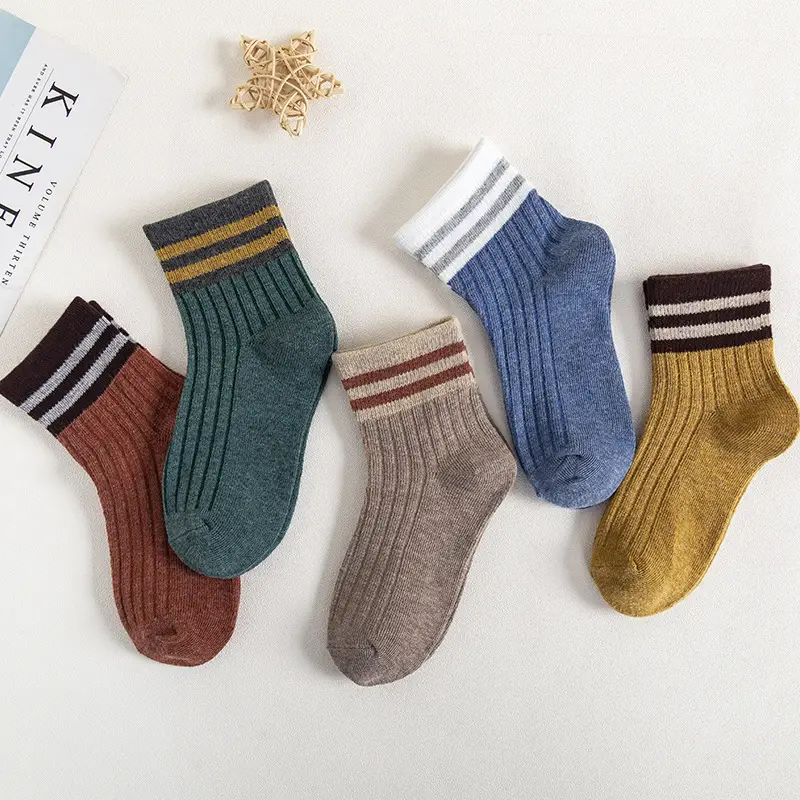 Children's Pure Cotton Socks Spring Autumn Winter Warm - Image 6