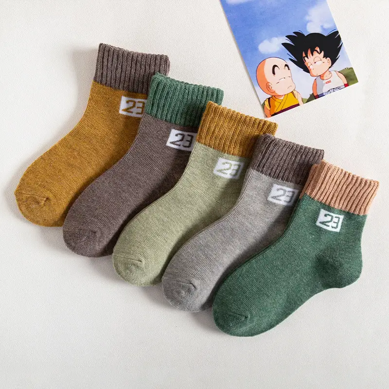 Children's Pure Cotton Socks Spring Autumn Winter Warm - Image 7