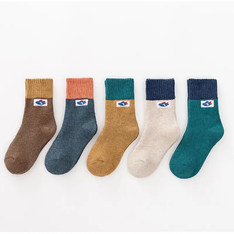 Children's Pure Cotton Socks Spring Autumn Winter Warm - Image 8