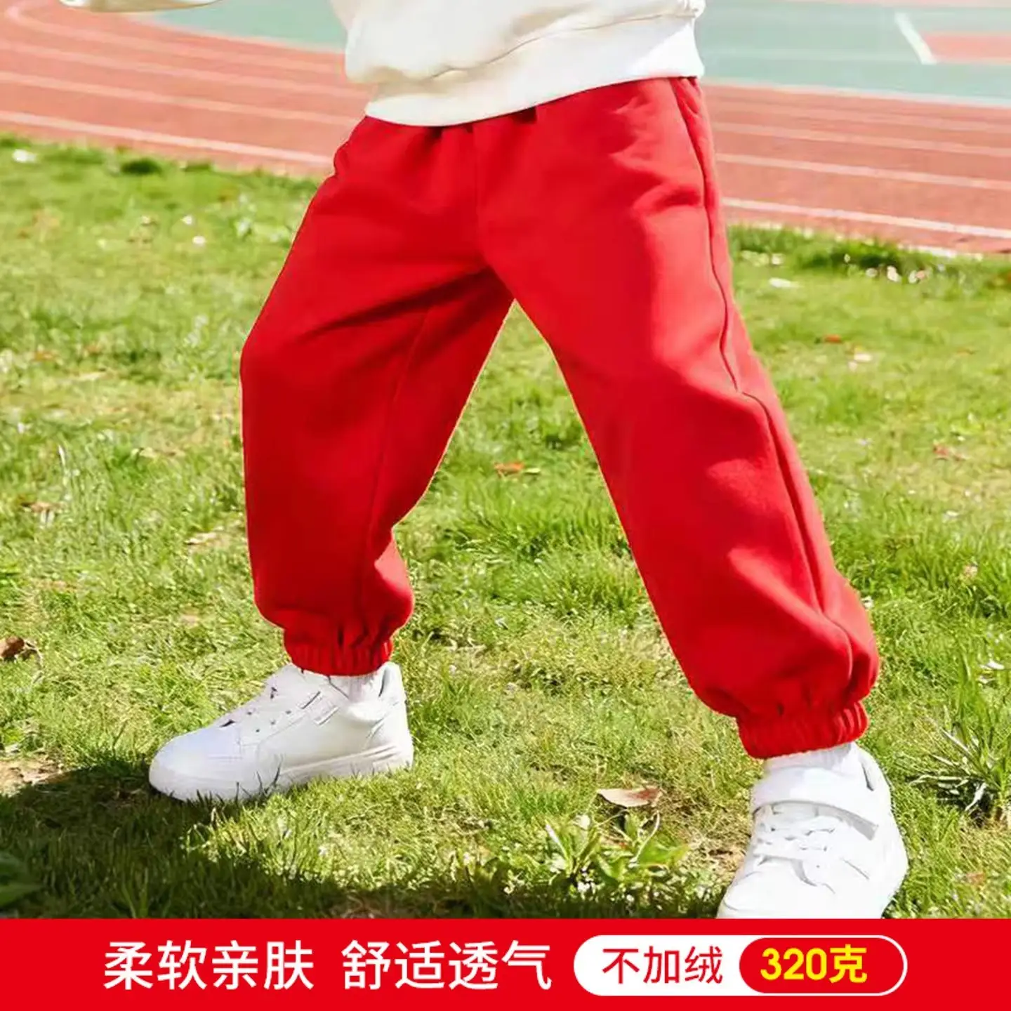 Blue One-Color Sweatshirt for Girls Boys Spring Autumn