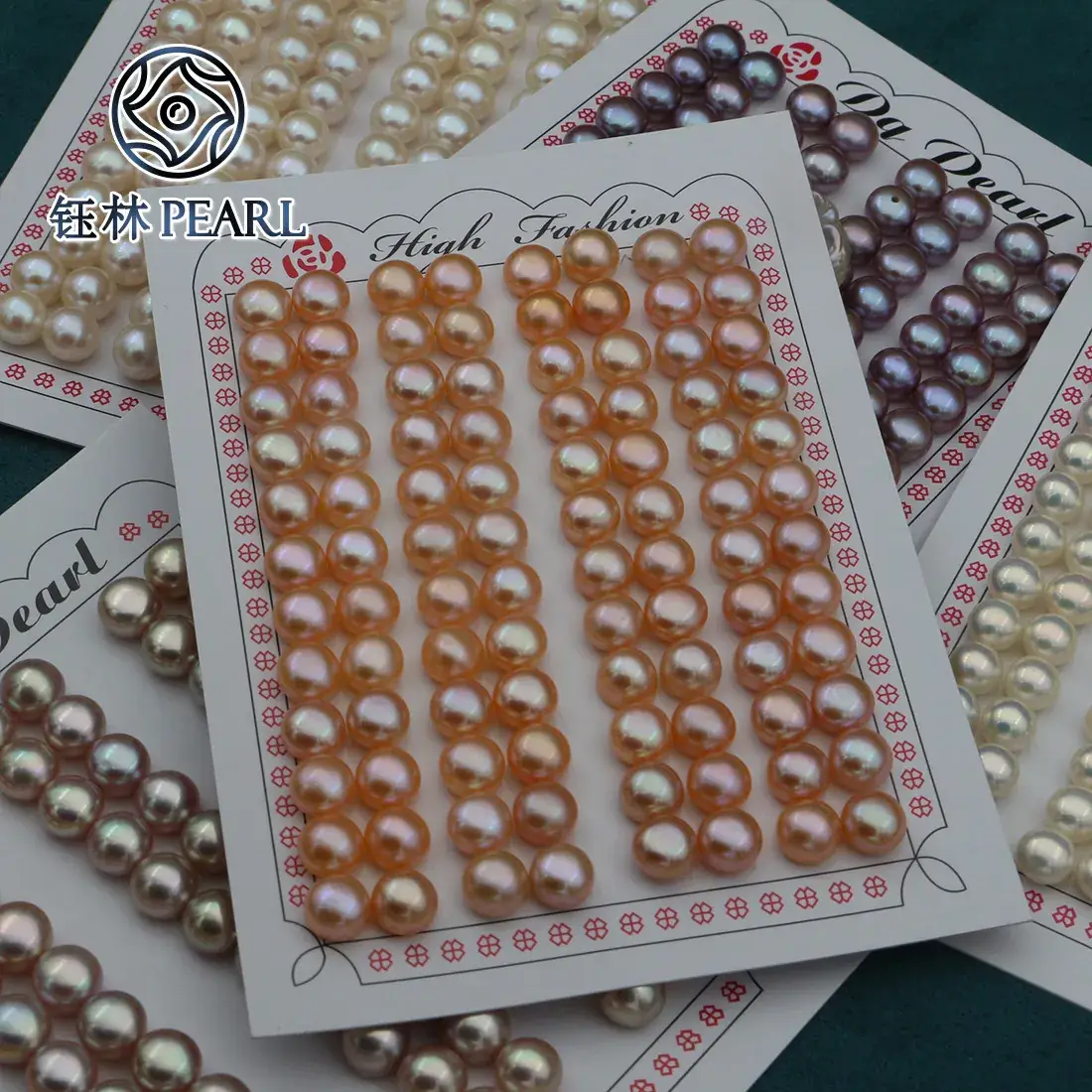 4A Natural Pearl Half-Hole Rings Earrings Accessories