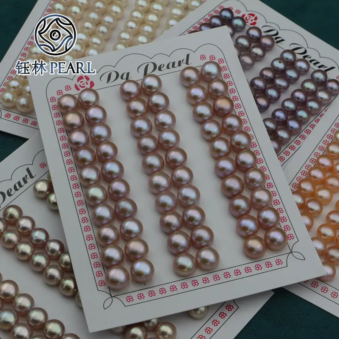 4A Natural Pearl Half-Hole Rings Earrings Accessories