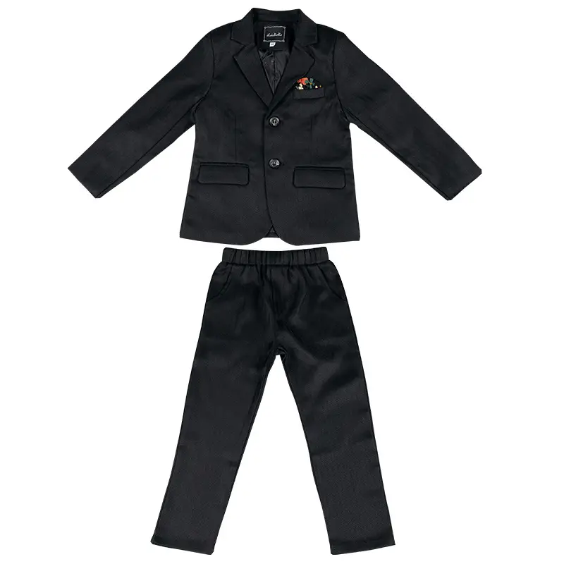 Children's British Style Striped Suit Three-Piece Set