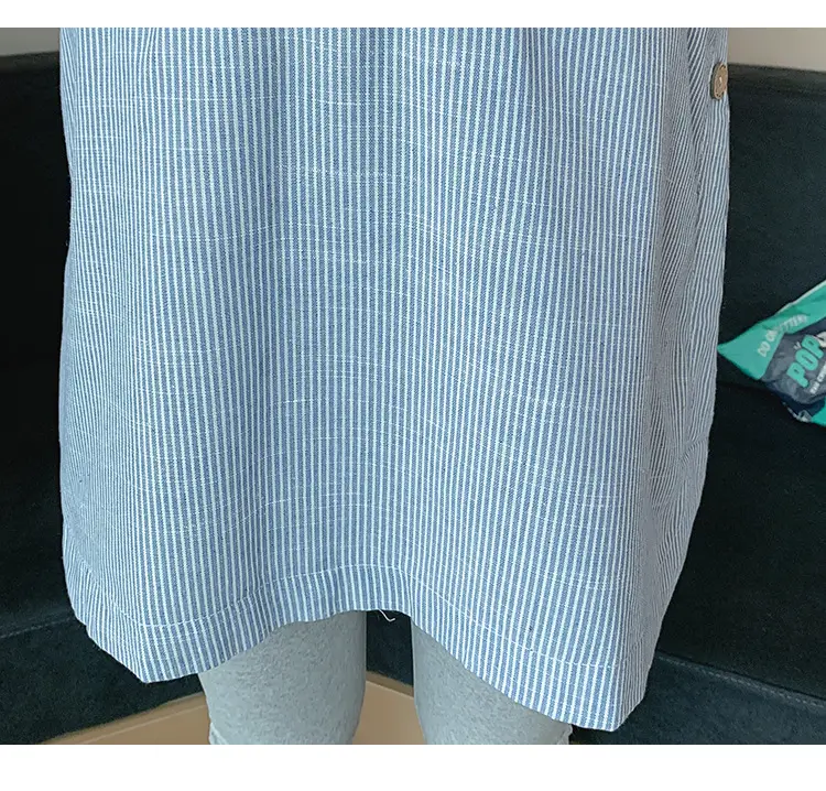 Maternity Summer Top Short Sleeve Two-Piece Set — feature 14