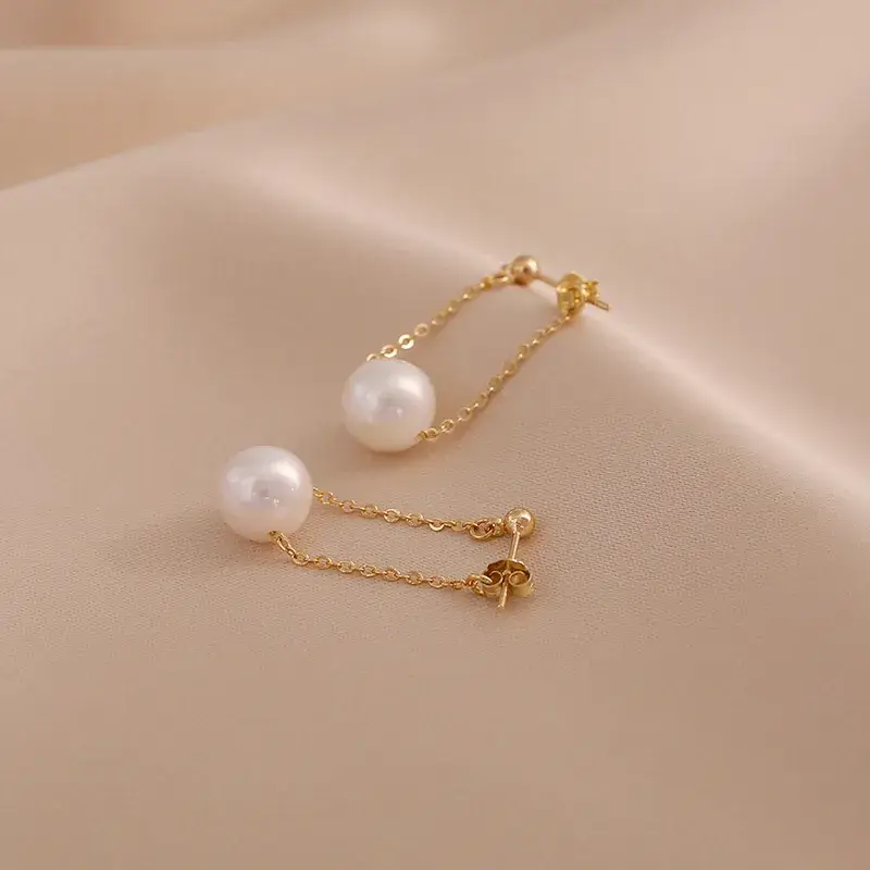 Natural Freshwater Pearl Earrings for Women - Image 3