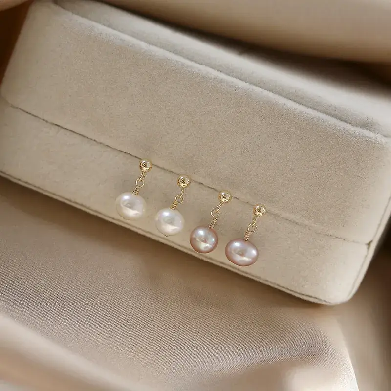 Natural Pearl Earrings for Women S925 Silver - Image 5