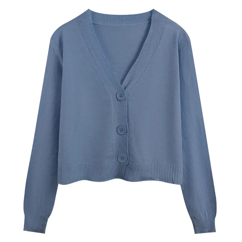 Long-sleeved V-neck sweater for women spring autumn - Image 16