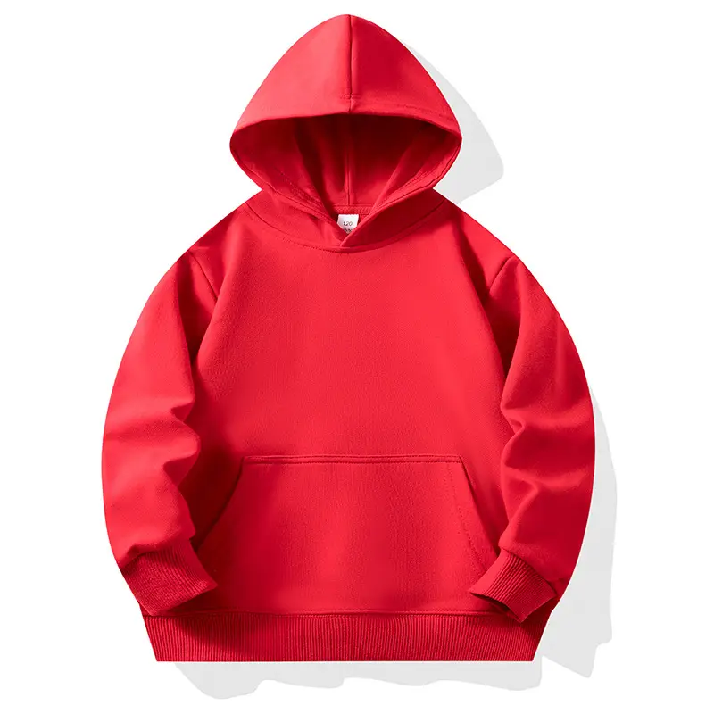 Red Hooded Sweatshirt for Boys Girls Medium Large - Image 10
