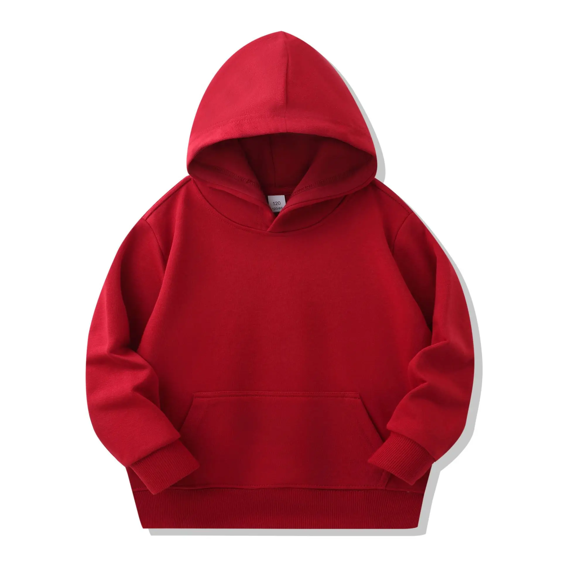 Red Hooded Sweatshirt for Boys Girls Medium Large - Image 15