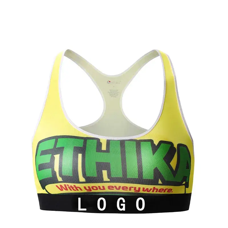 Girls Printed Sports Bra Underwear Set Tight Shockproof - Image 10
