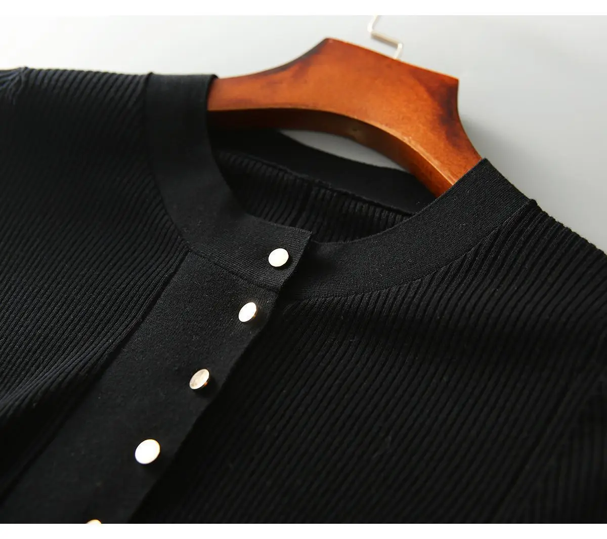 Women's New Spring Sweater with Button Front — feature 9