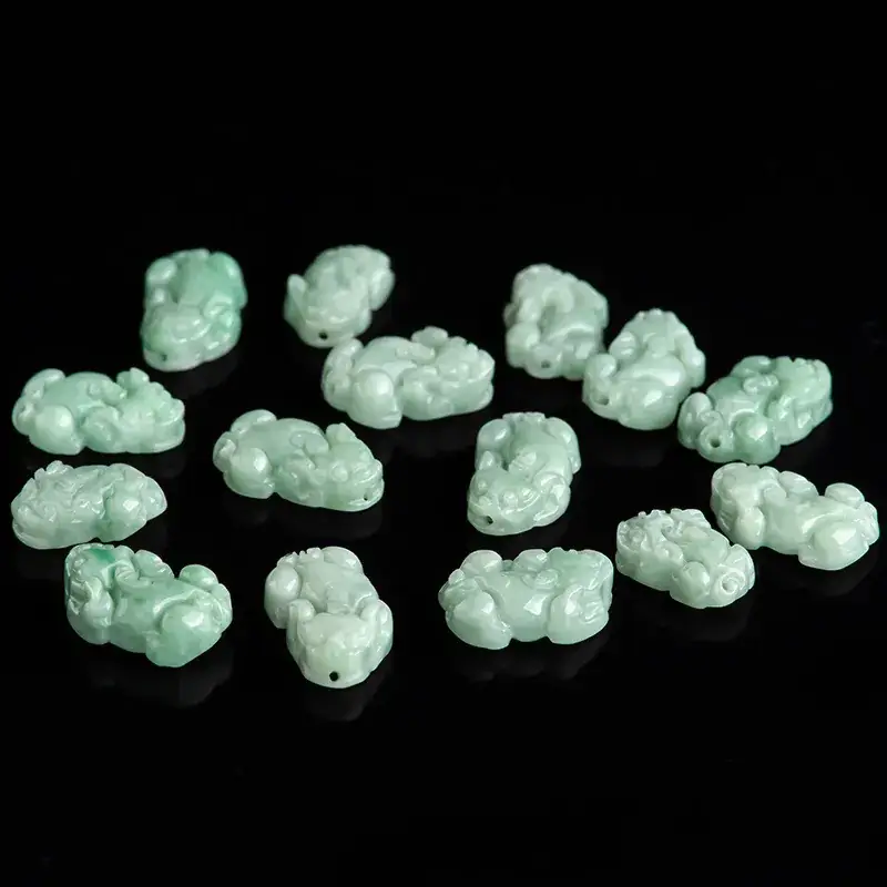 Natural Jade Burmese Pendant Green 14.4cm