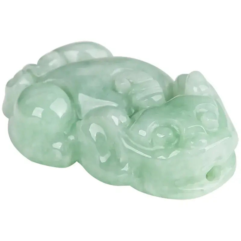 Natural Jade Burmese Pendant Green 14.4cm