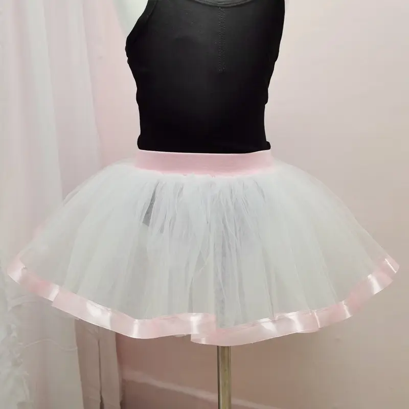 Yellow Four-Layer Ballet Skirt for Girls - Image 15