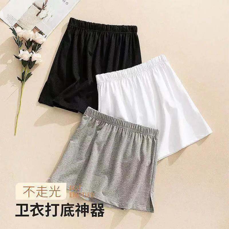 White Fake Two-Piece Skirt Set with Elastic Waist - Image 6
