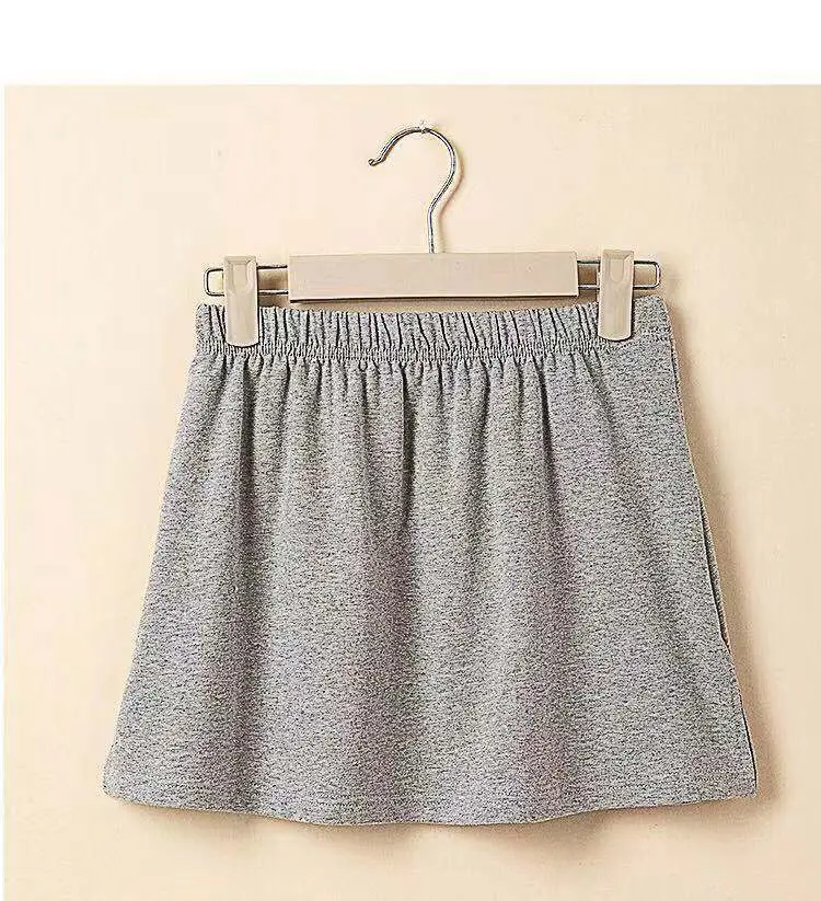 White Fake Two-Piece Skirt Set with Elastic Waist — feature 20