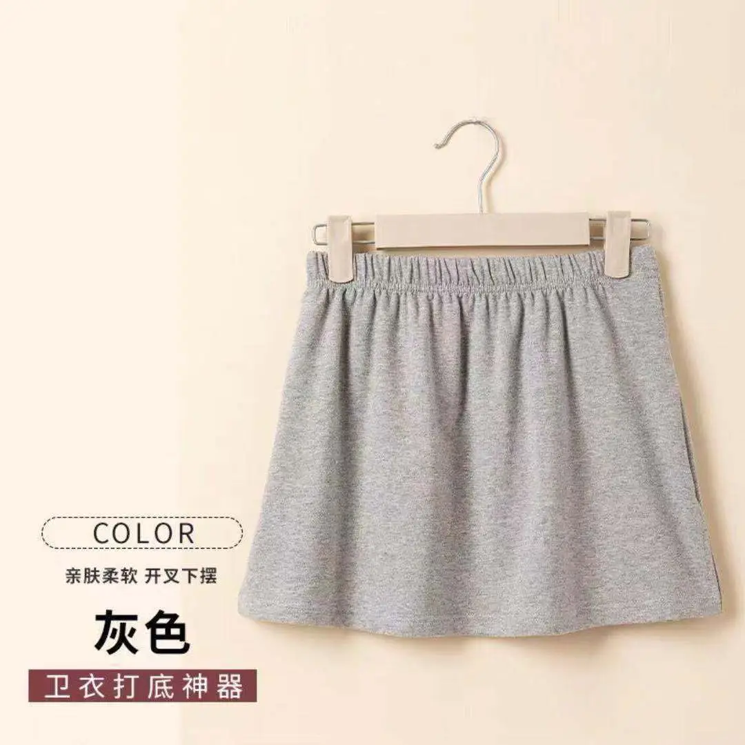 White Fake Two-Piece Skirt Set with Elastic Waist - Image 3