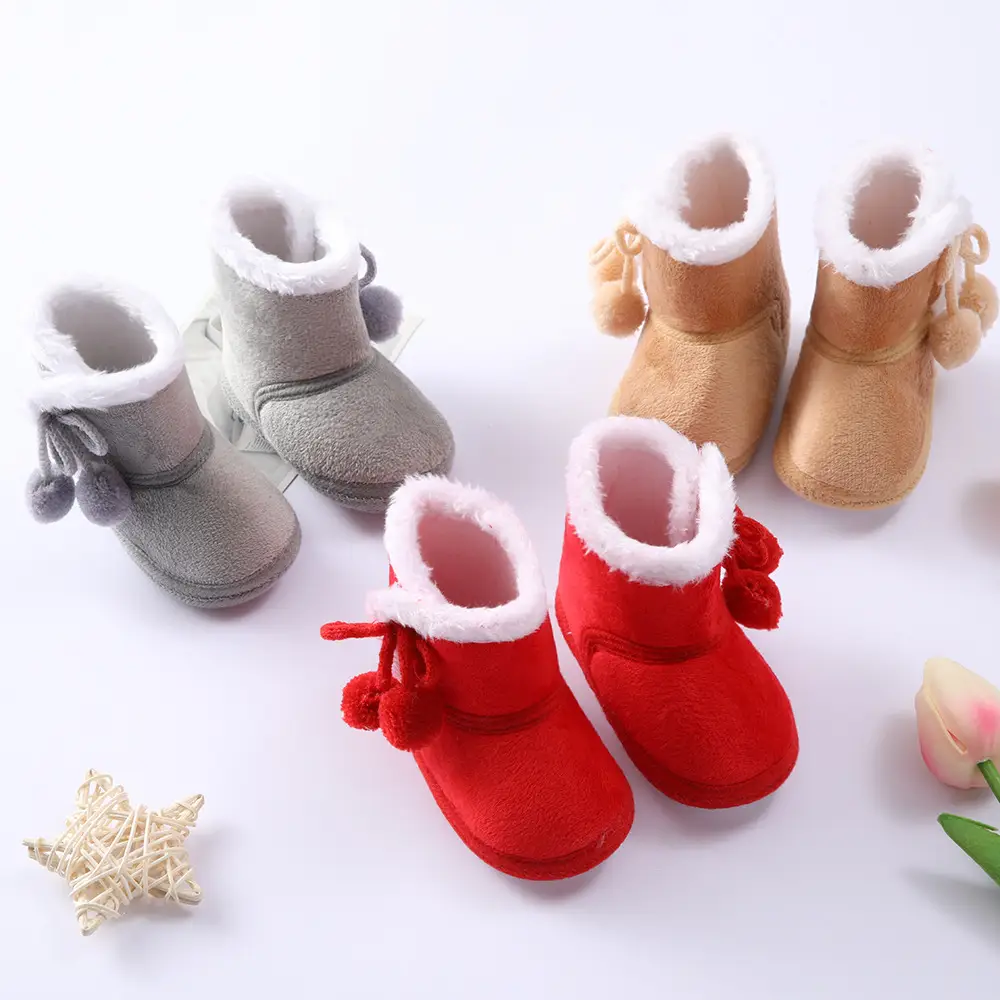 2021 New Baby Shoes 0-1 Yr Cotton Winter Soft 3-5-7-9M