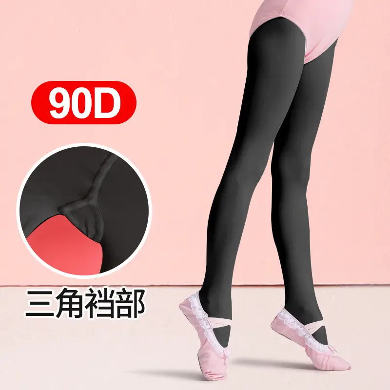 Children's Dance Socks White Thick Leggings Socks - Image 5