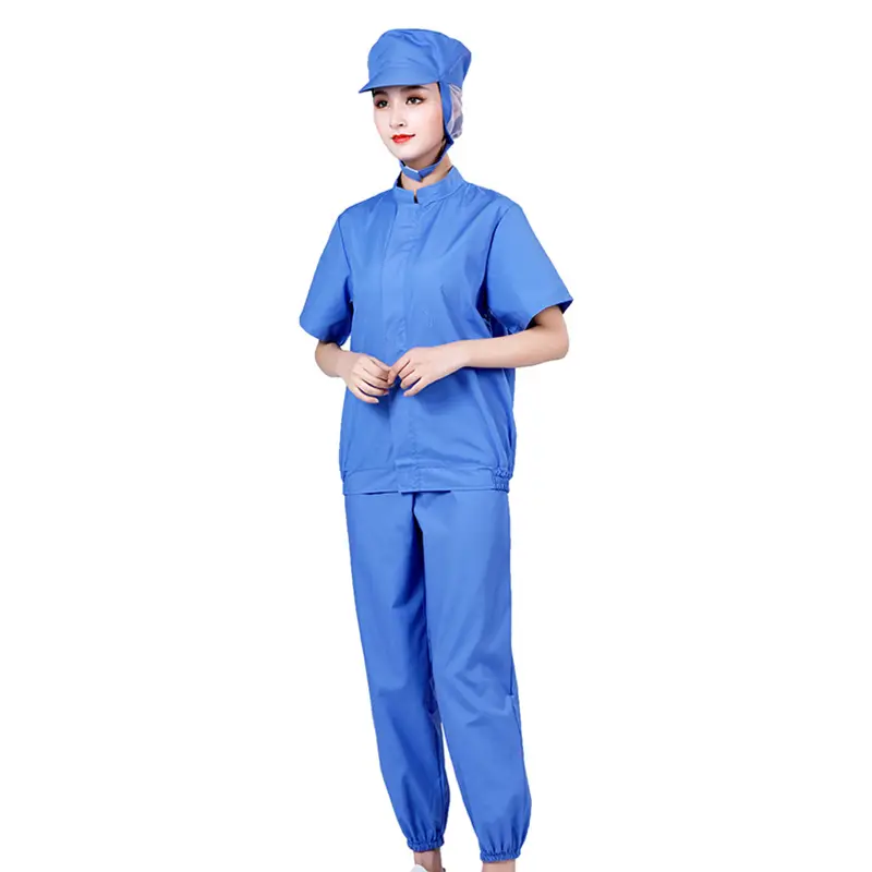 Green Short Sleeve Work Suit for Aquaculture & Spot Labor Protection - Image 11