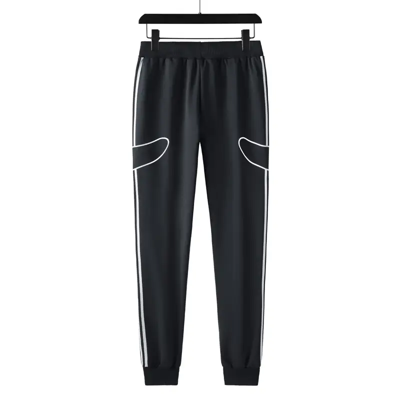 Men's Black Adidas Style Sweatpants Extra Large - Image 2