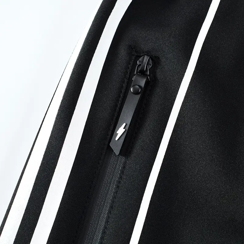 Men's Black Adidas Style Sweatpants Extra Large - Image 3