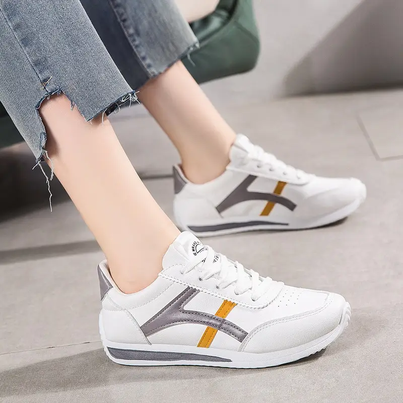 Women's White Breathable Sports Shoes 2025 - Image 5