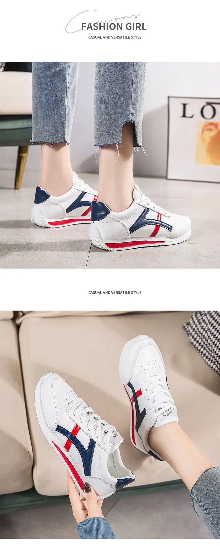 Women's White Breathable Sports Shoes 2025 — feature 14