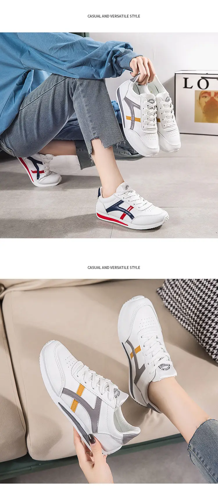 Women's White Breathable Sports Shoes 2025 — feature 15