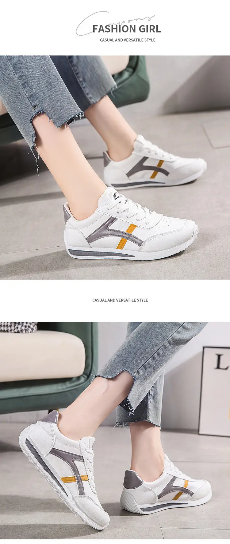 Women's White Breathable Sports Shoes 2025 — feature 16