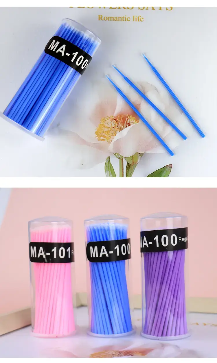 Grafting Cotton Swabs for Eyelash Cleaning - Image 7