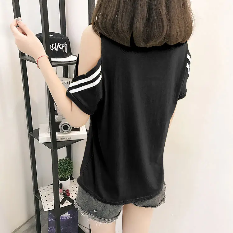 Women's Red Off-Shoulder Slim Fit T-Shirt 2026 — feature 22