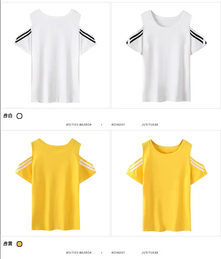 Women's Red Off-Shoulder Slim Fit T-Shirt 2026 — feature 6