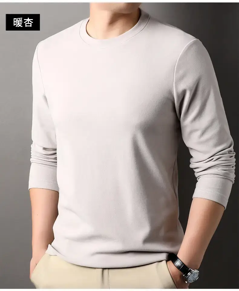 Men's Black Long Sleeve T-Shirt 2025 Spring Autumn — feature 19