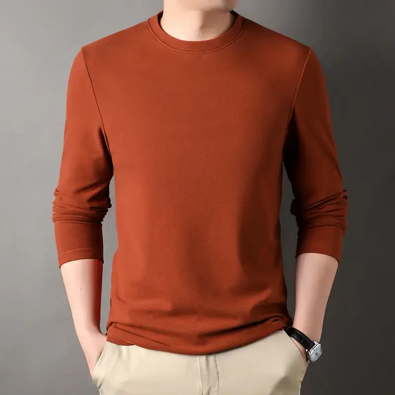 Men's Black Long Sleeve T-Shirt 2025 Spring Autumn - Image 7