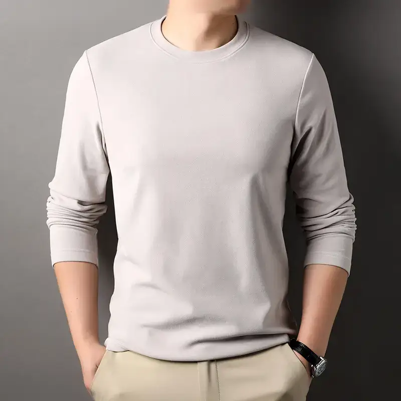 Men's Black Long Sleeve T-Shirt 2025 Spring Autumn - Image 8