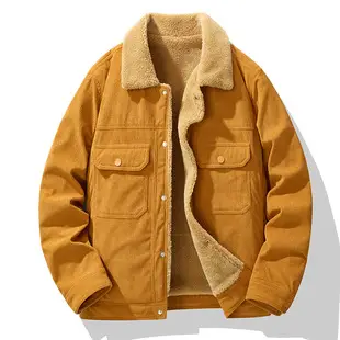 Men's Double-Sided Fleece Jacket Coral Fleece Sweatshirt — feature 4