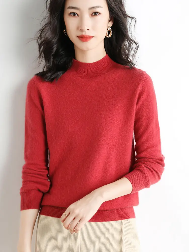 New Autumn Wool Knitted Pullover for Women - Image 3