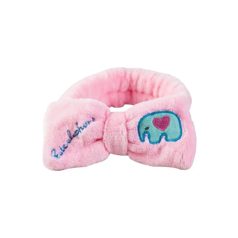 Red Cartoon Bow Face Wash Headband for Women - Image 55