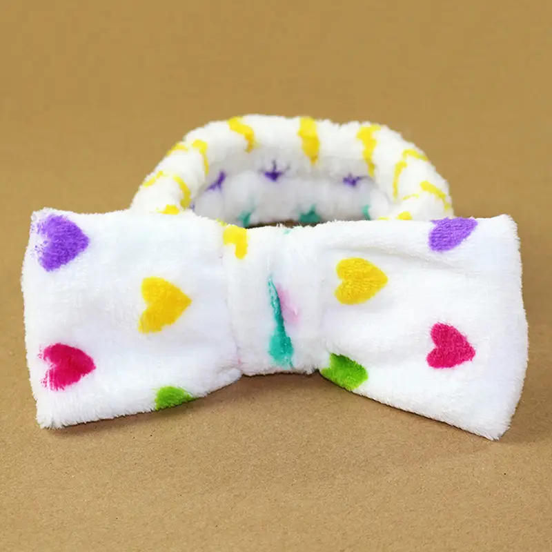 Red Cartoon Bow Face Wash Headband for Women - Image 10