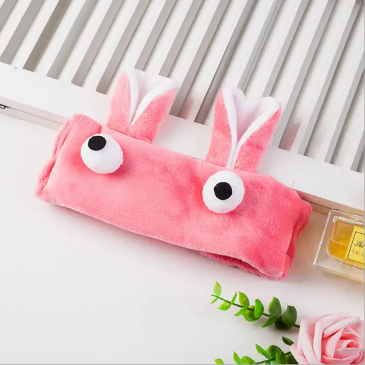 Red Cartoon Bow Face Wash Headband for Women - Image 20