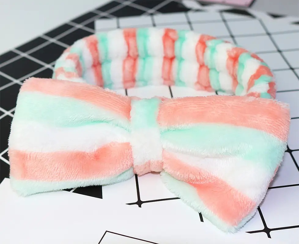 Red Cartoon Bow Face Wash Headband for Women - Image 26