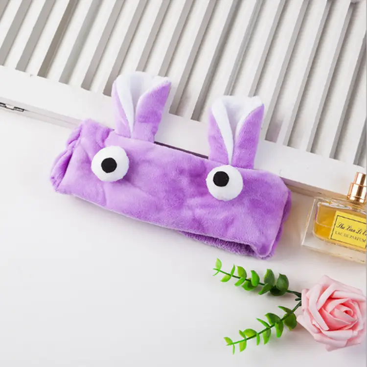 Red Cartoon Bow Face Wash Headband for Women - Image 39