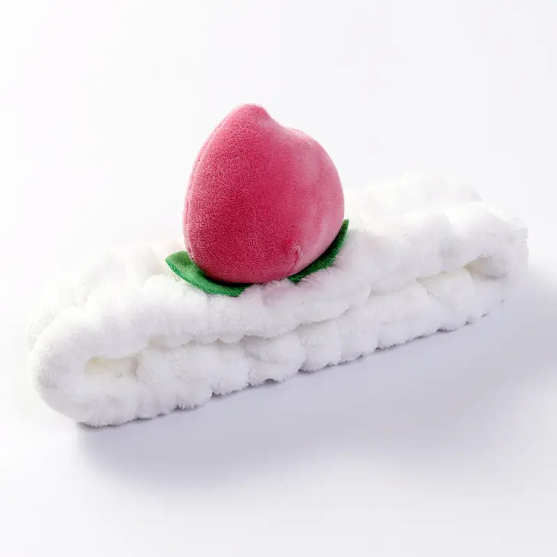 Red Cartoon Bow Face Wash Headband for Women - Image 4