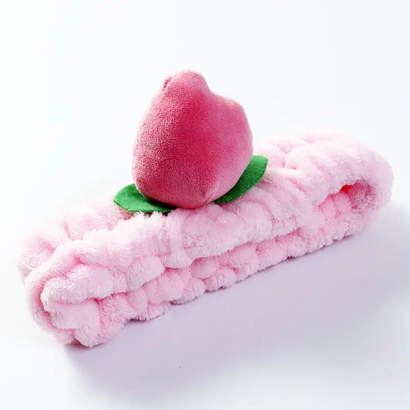 Red Cartoon Bow Face Wash Headband for Women - Image 5