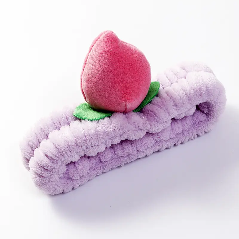 Red Cartoon Bow Face Wash Headband for Women - Image 6