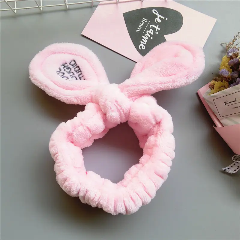 Red Cartoon Bow Face Wash Headband for Women - Image 8