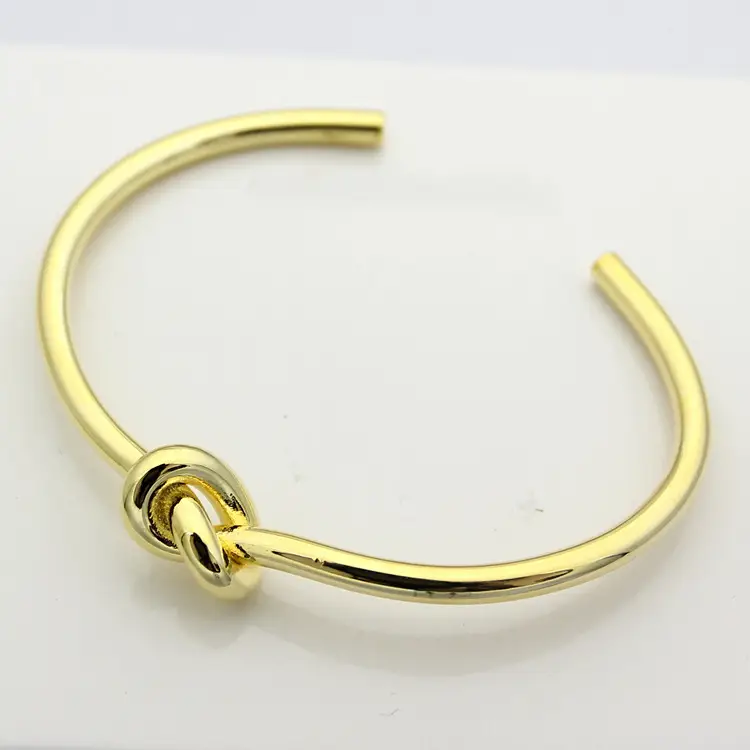 Women's Knotted Open Bracelets Gold Silver Rose Gold - Image 4